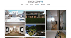 Desktop Screenshot of landscape4u.cz